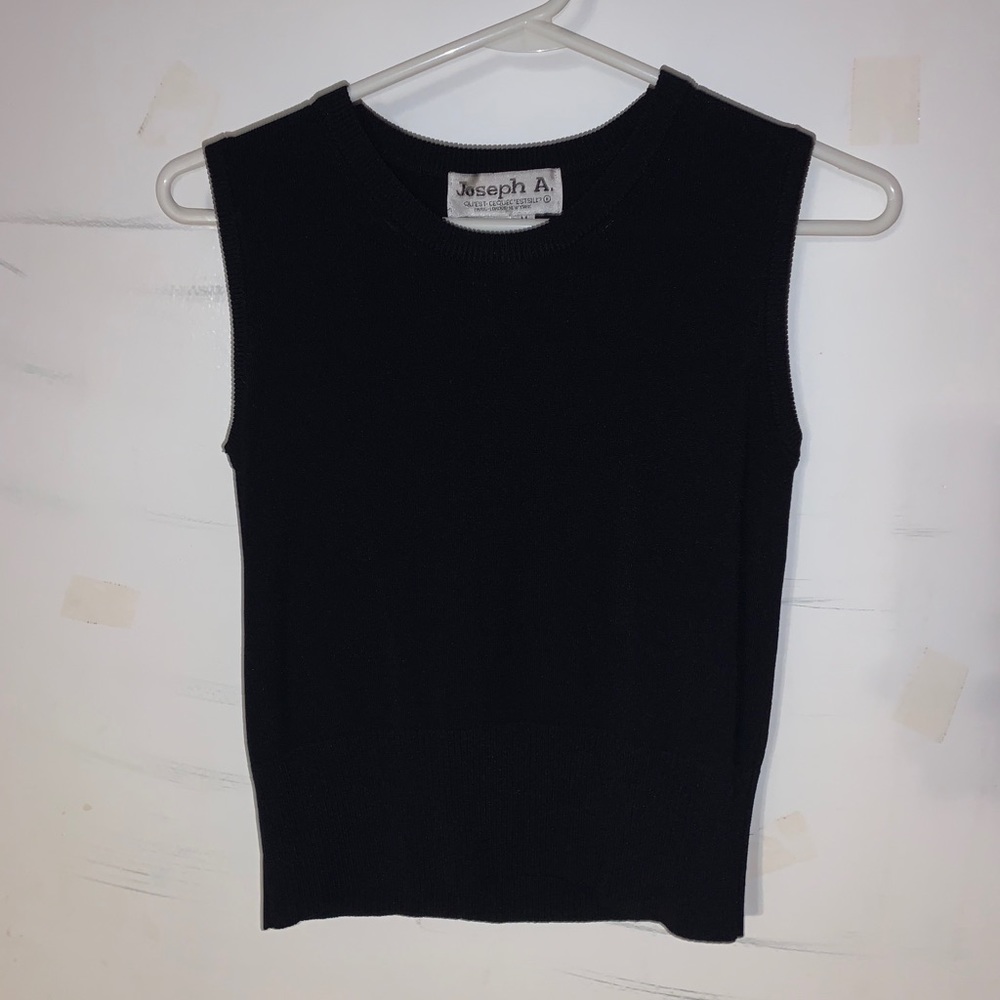 Black Tank Top Blouse